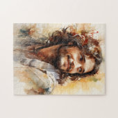 Jezus glimlacht legpuzzel (Horizontaal)