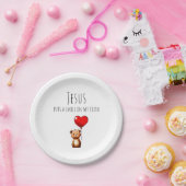 Jezus glimlacht op het Bord van mijn geloofspartij (Feest)