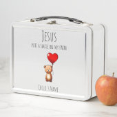 Jezus glimlacht op mijn geloof Gepersonaliseerd lu (In situ)