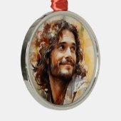 Jezus glimlacht Ornament (Rechts)