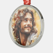 Jezus glimlacht Ornament (Links)