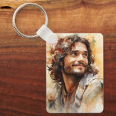 Jezus glimlachte Sleutelhanger (Voorkant)