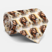 Jezus glimlachte Stropdas (Opgerold)