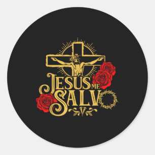 Jezus God Liefhebber Jesus Es El Camino La Verdad Ronde Sticker
