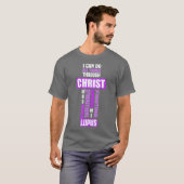 Jezus God Lupus Warrior Lupus Fighter T-shirt (Voorkant volledig)