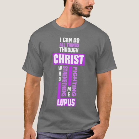 Jezus God Lupus Warrior Lupus Fighter T-shirt (Voorkant)