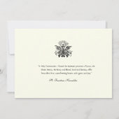 Jezus Goddelijke Barmhartigheid Eerste Heilige Com Kaart (Achterkant)