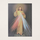 Jezus Goddelijke barmhartigheid Spiritueel boeketg Visitekaartje (Voorkant)