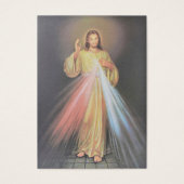 Jezus Goddelijke genade Eerste Communie Herdenking Visitekaartje (Voorkant)