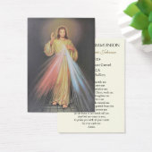 Jezus Goddelijke genade Eerste Communie Herdenking Visitekaartje (Bureau)