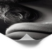 Jezus goddelijke herder met tedere blik poster (Hoek)