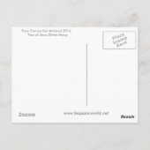 Jezus goddelijke katholieke Briefkaart (Achterkant)