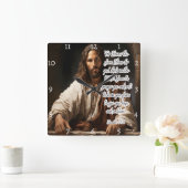 Jezus: Gods plannen, hoop, toekomst Vierkante Klok (Huis)