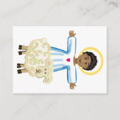 Jezus Goede Herder bidt voor kinderen Informatiekaartje (Voorkant)