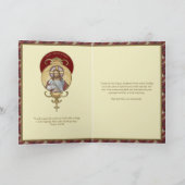 Jezus Goede Herder Bisschop Priester Aanmoediging Kaart (Binnen)