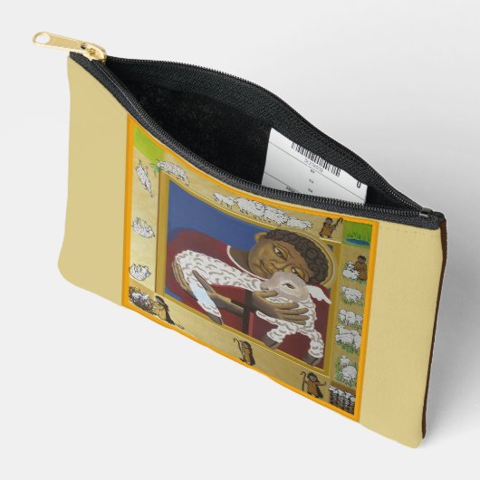 Jezus Goede Herder gebedenboek Rozenkrans Etui (Open)