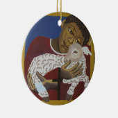Jezus - Goede herder Keramisch Ornament (Rechts)