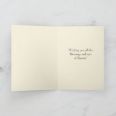 Jezus Goede Herder Paasgroet Feestdagen Kaart (Binnen)