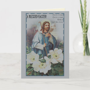 Jezus Goede Herder Pasen Groet Feestdagen Kaart