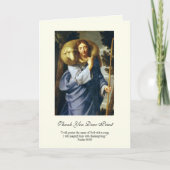 Jezus Goede Herder Priester Aanmoediging Kaart (Voorkant)