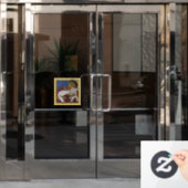 Jezus Goede Herder Raamsticker (Kantoordeur)
