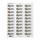 JEZUS GOEDE SHEPHARD CHRISTEN RETOURADRES LABELS (Full Sheet)