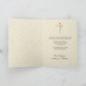 Jezus Good Shepherd Christelijk condoleances Dank  Bedankkaart (Binnen)