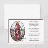 Jezus Good Shepherd Religieuze Dankjewel Bedankkaart (Voorkant / Achterkant)