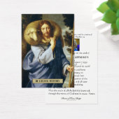 Jezus Good Shepherdi Religieuze Sympathie Funeral Visitekaartje (Bureau)