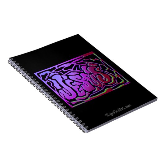 Jezus gotGod316.com Notitieboek (Rechterzijde)