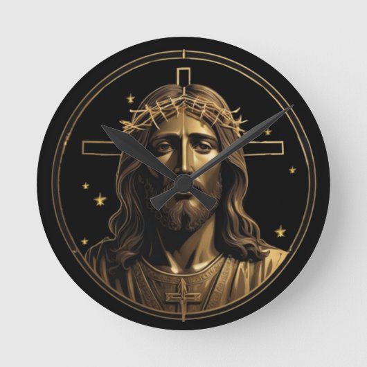 Jezus Goud 1 Ronde Klok (Voorkant)