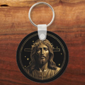 Jezus Goud 1 Sleutelhanger (Voorkant)