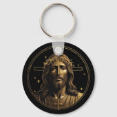 Jezus Goud 1 Sleutelhanger (Achterkant)