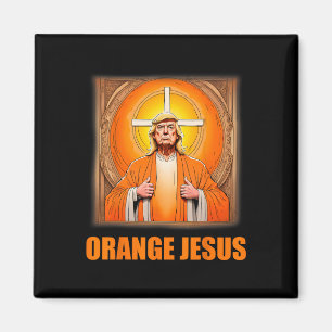 Jezus Grappig Trump 1 Magneet
