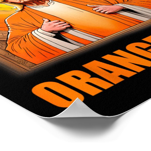 Jezus Grappig Trump 1 Poster (Hoek)