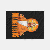 Jezus Grappig Trump Fleece Deken (Voorkant (Horizontaal))