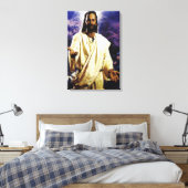 Jezus groet je canvas afdruk (Insitu (Slaapkamer))