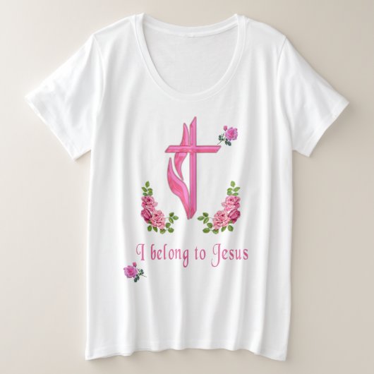 Jezus Grote Maat T-shirt (Design voorkant)
