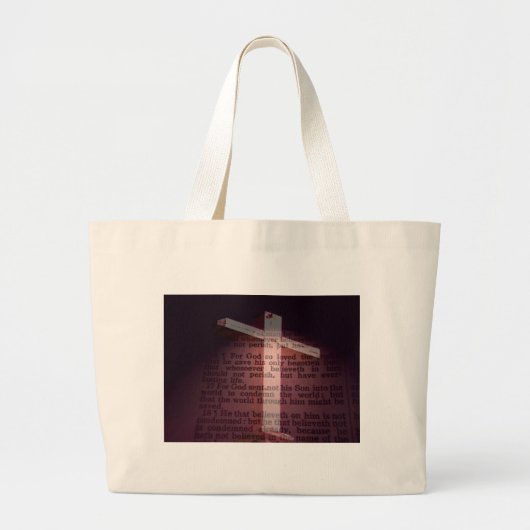 Jezus Grote Tote Bag (Voorkant)