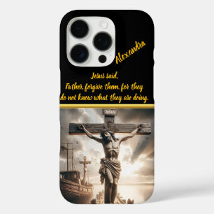 Jezus hangt boven kalme wateren iPhone 16 pro hoesje