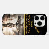 Jezus hangt boven kalme wateren Case-Mate iPhone case (Achterkant (horizontaal))