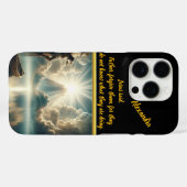 Jezus hangt kruis boven stille wateren Case-Mate iPhone case (Achterkant (horizontaal))