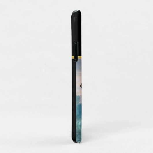 Jezus hangt van een Christelijk kruisbeeld. Case-Mate iPhone Case (Achterkant/rechts)