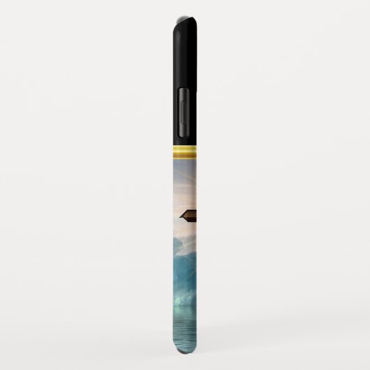 Jezus hangt van een Christelijk kruisbeeld. Case-Mate iPhone Case (Achterkant/rechts)