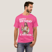Jezus Happy 50th Birthday zie je snel grappige geb T-shirt (Voorkant volledig)