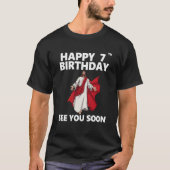 Jezus Happy 7th Birthday zie je me snel Christelij T-shirt (Voorkant)