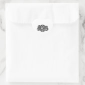 Jezus Hart Sticker (Tas)