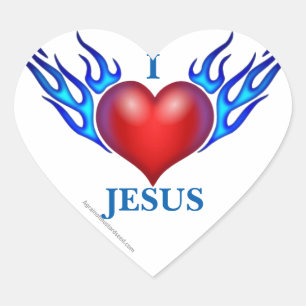 Jezus Hart Sticker
