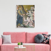 Jezus Healing the Crippled and the Blind Canvas Afdruk (Insitu (Woonkamer))