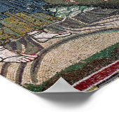 Jezus Healing the Crippled and the Blind Poster (Hoek)